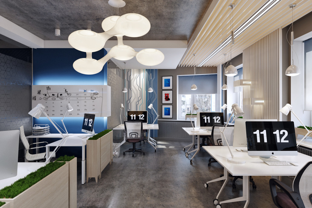 Дизайн интерьера офисного помещения