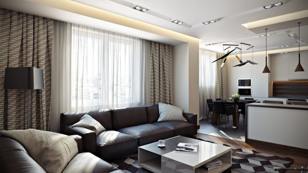Модний дизайн квартири-студії у сучасному стилі | Home Interiors